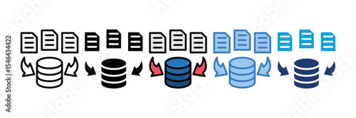 Data Collection Icon Element For Design
