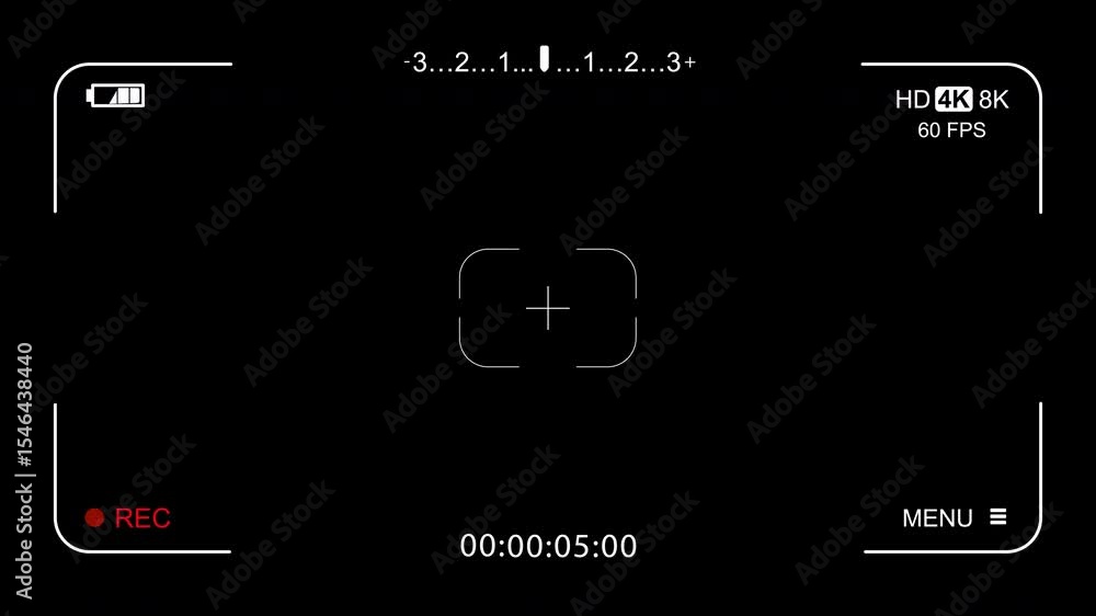 Recording camera screen interface with timer on a transparent background .Frame Digital Overlay Display Alpha Channel suitable 4K stock video
Recording camera screen interface with timer on a transparent background .Frame Digital Overlay Display Alpha Channel suitable 4K stock video