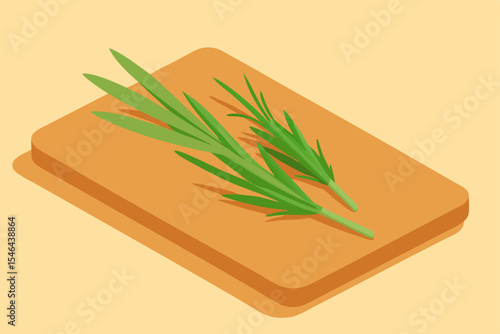 bread with dill and parsley