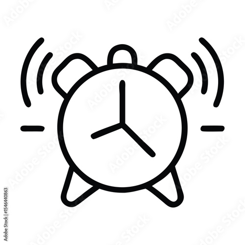 Clock icon design on white background | Premium Vector