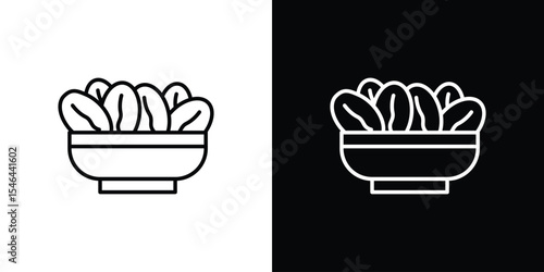 Islamic food date icon in black. flat graphic vector icon