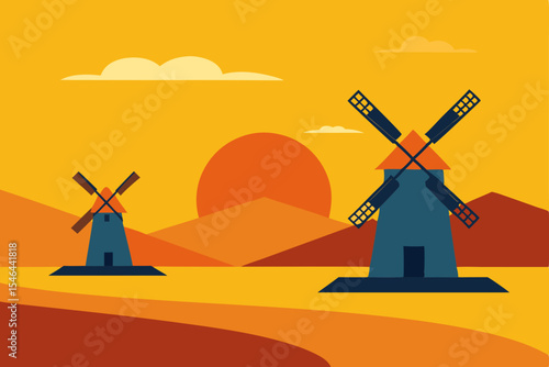 vector illustration of a silhouette of a horse