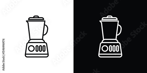 Juicer icon in black. flat graphic vector icon