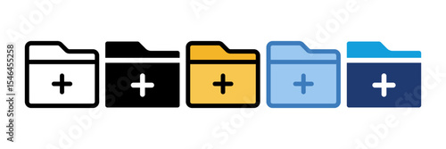 Folder Add Icon Element For Design