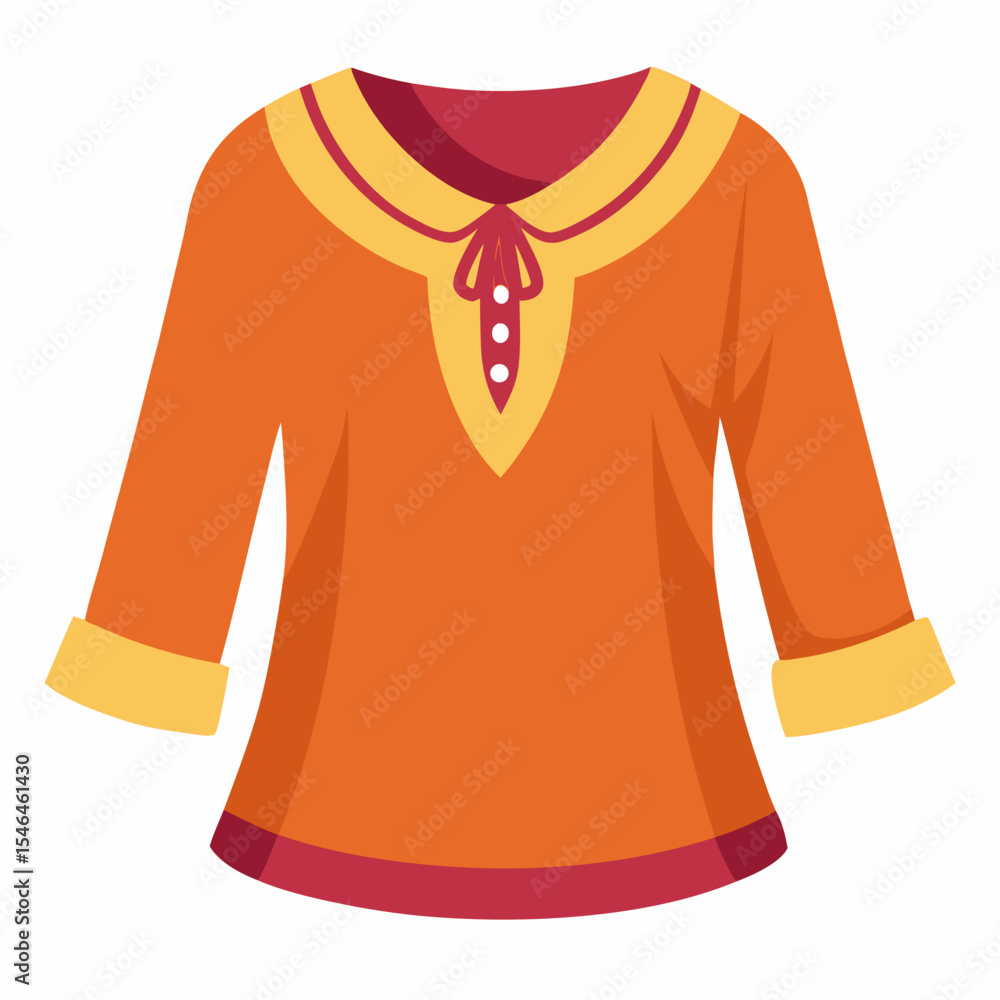 White Background Blouse Icon White Background Blouse Icon