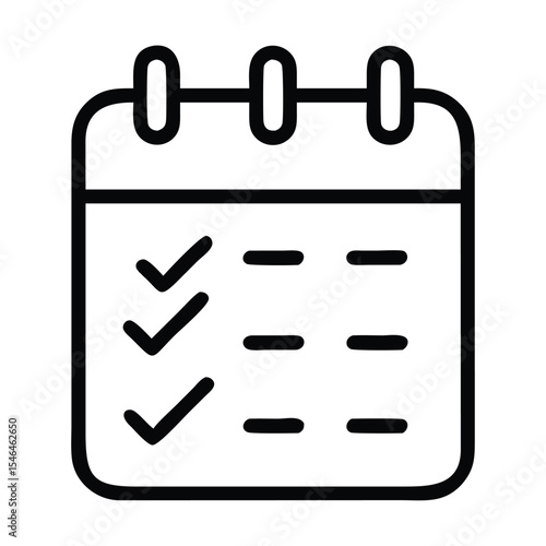 Clipboard with check list icon | Premium Vector