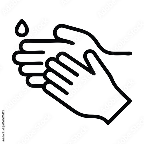Wash your hands icon set clean hands vector symbol sanitize