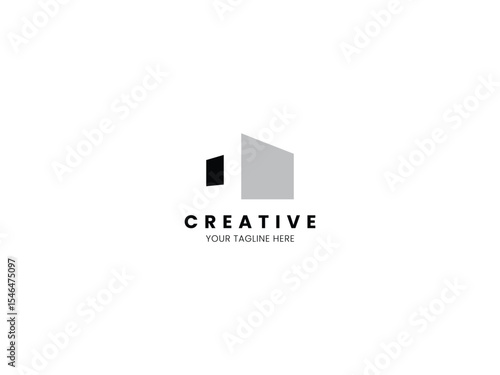 Letter O 3D building logo for your brand