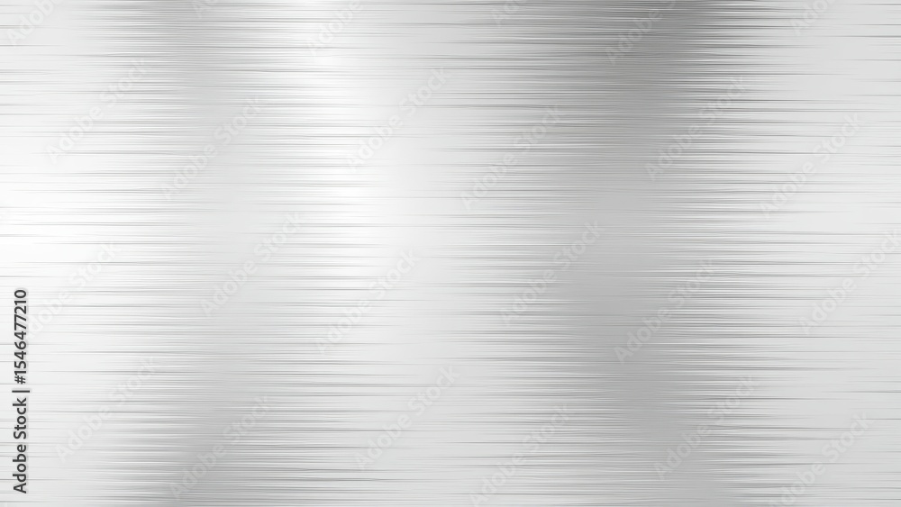 Fototapeta premium Brushed metal surface with horizontal grain and subtle reflections