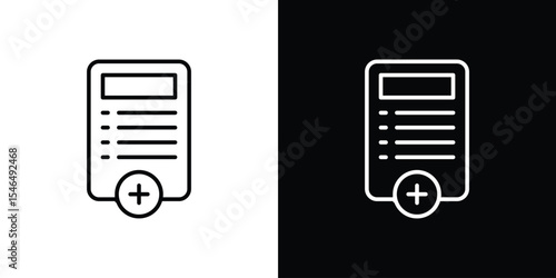 Medical insurance icon in black. flat graphic vector icon