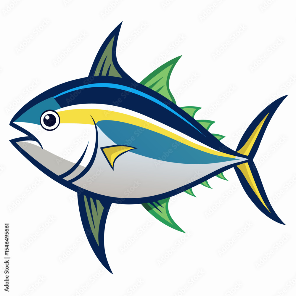 Fototapeta premium fish on a white background