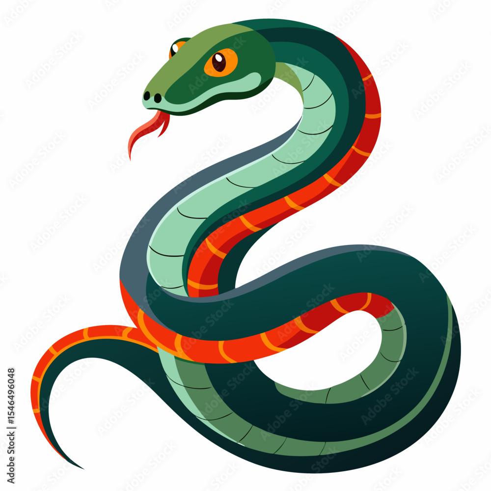 Obraz premium snake in the snake