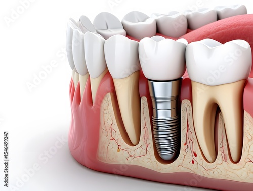 Dental Implant Surgical Placement Healing and Restorative Options