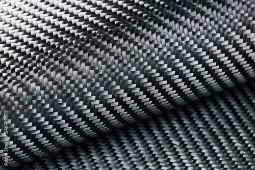 Glass fiber material with bends texture textile fiber