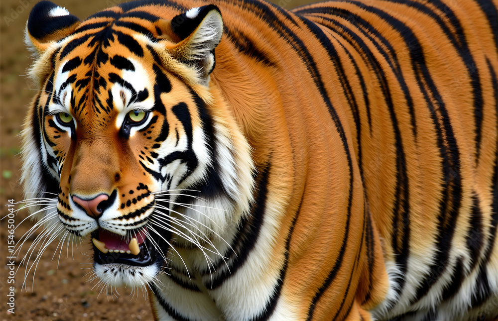 Fototapeta premium Close - up of a Majestic Tiger