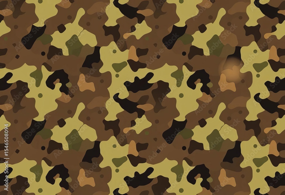 Fototapeta premium Modern geometric camouflage seamless pattern Abstract military design for fabric, apparel, and digital prints, digital print, clothing