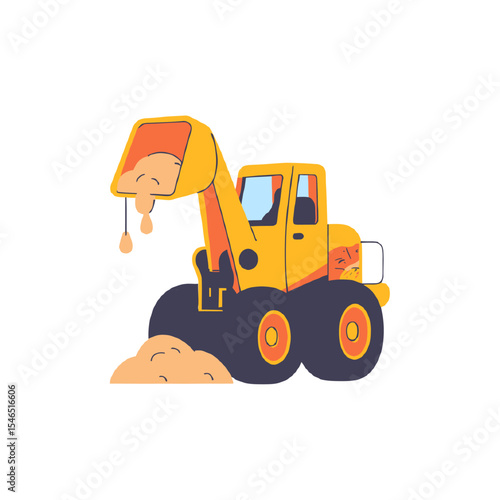 toy loader with a bulldozer