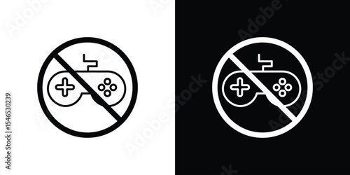 No game icon in black. flat graphic vector icon