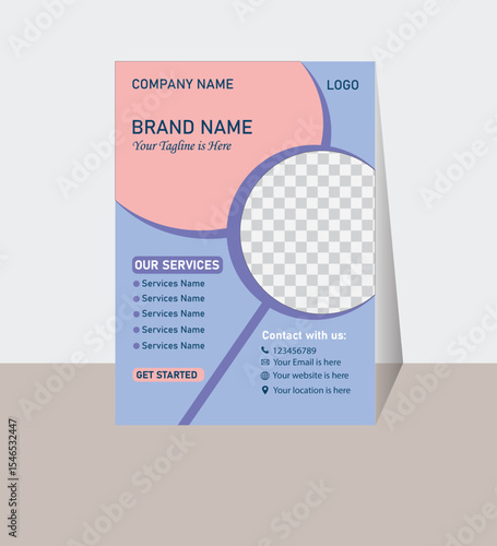 Print, Business Flyer,  Clean, Editable, Customizable  Professional Business Flyer Design Template for Print and Digital Use