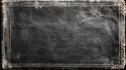 Old Worn Black Book Cover Texture Background