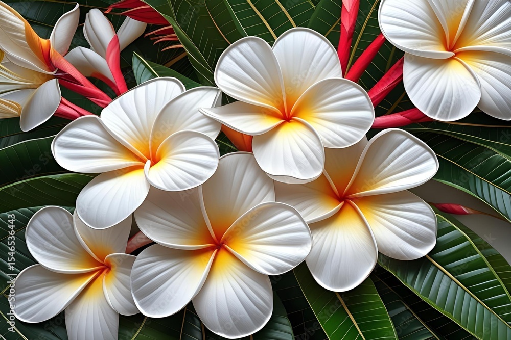 Fototapeta premium Plumeria | Illustration