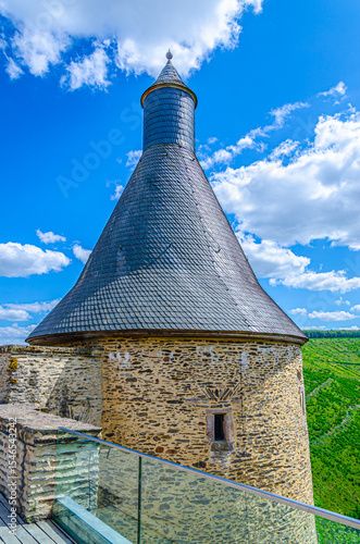 Tower of the castle Bourscheid 