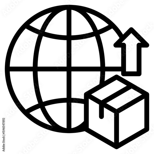 Export icon in vector illustration

