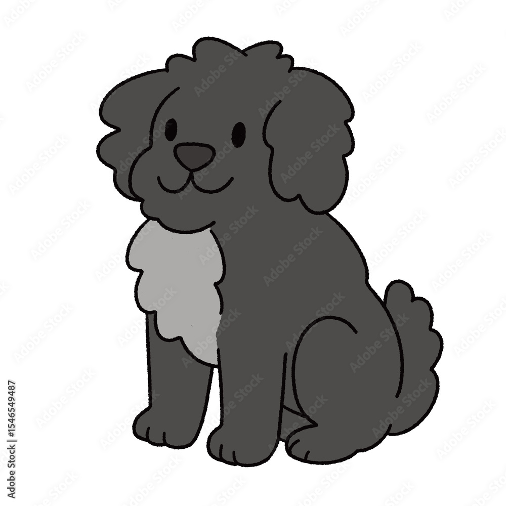 Cute cartoon illustration of a dog with playful poses and adorable expressions. Cute cartoon illustration of a dog with playful poses and adorable expressions.