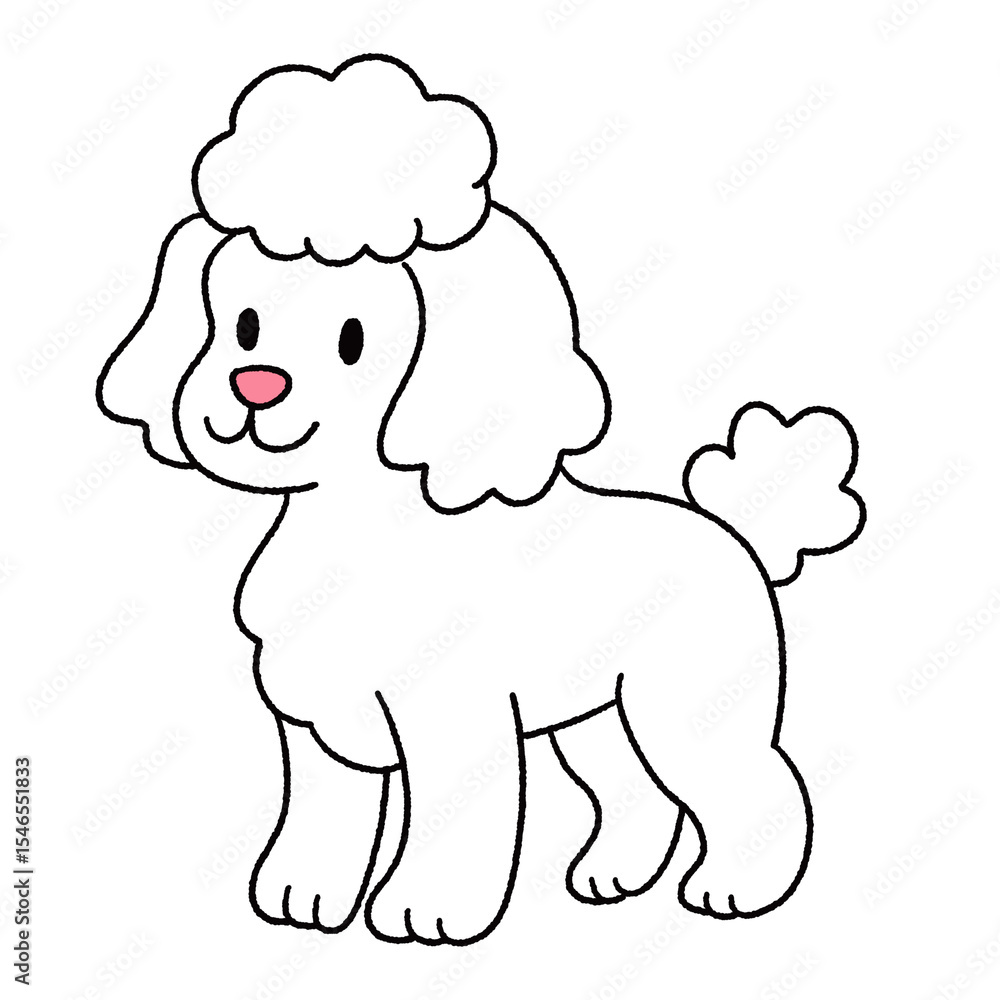 Cute cartoon illustration of a dog with playful poses and adorable expressions. Cute cartoon illustration of a dog with playful poses and adorable expressions.