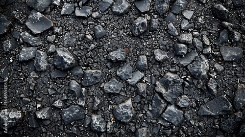 Wallpaper Mural asphlt background with cracks and stones, gray background Torontodigital.ca