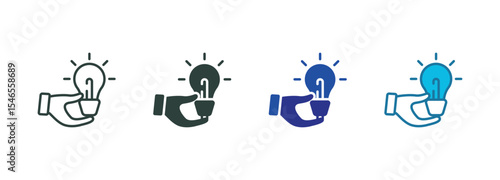 Solutions Icon Set Multiple Style Of
