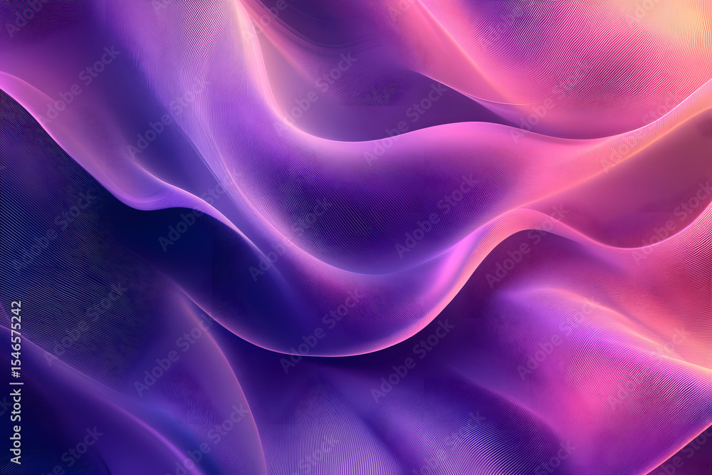 Fototapeta premium Abstract vibrant purple gradient background blending colors