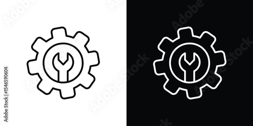 Project Development icon in black. flat graphic vector icon