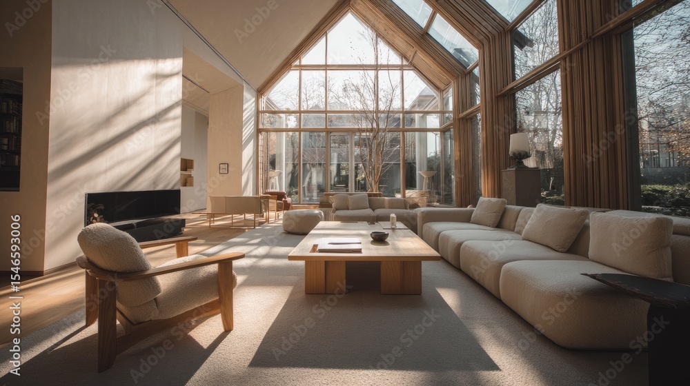 Minimalist living room with clean lines and natural light, embodying modern simplicity and serene elegance.
Minimalist living room with clean lines and natural light, embodying modern simplicity and serene elegance.