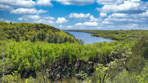 The Confluence of the Kinnickinnic and St. Croix Rivers in Wisconsin and Minnesota