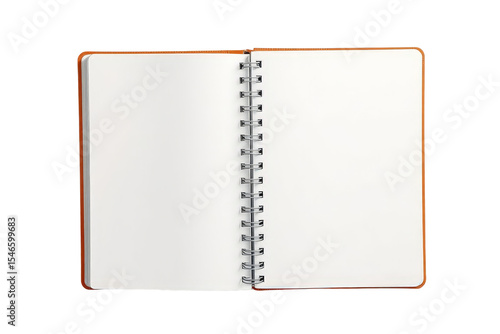 A clean open spiral notebook with blank white pages ready for writing notes or journaling.