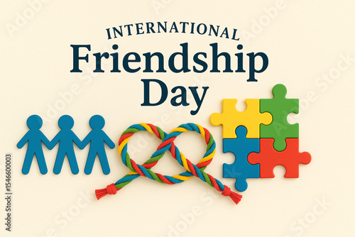 International friendship day showing love, emotion and togetherness 