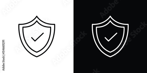 Reliable icon in black. flat graphic vector icon