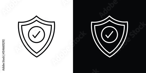 Reliable icon in black. flat graphic vector icon