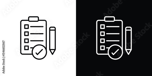 Requirements icon in black. flat graphic vector icon