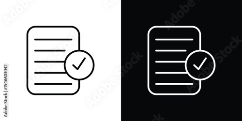 Reservation icon in black. flat graphic vector icon