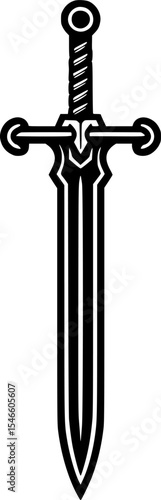 Swords Icon Isolated Black vector symbol ilustration sign, symbol, vector, art