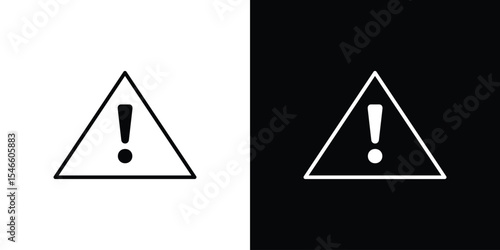 Risk icon in black. flat graphic vector icon