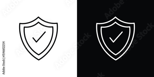 Safe icon in black. flat graphic vector icon