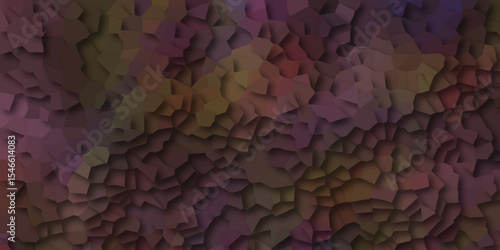 Textured fragmented surface with diverse tones of browns pinks and purples suitable for digital media or graphic designs
