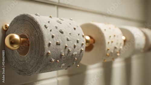 Bathroom Hygiene Preventing Germ Spread on Toilet Paper Holders