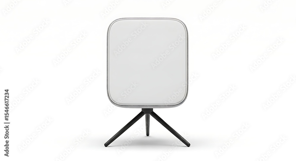 Sleek and modern device with a clean white display perfect for presentations Sleek and modern device with a clean white display perfect for presentations