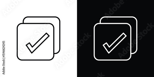 Select all icon in black. flat graphic vector icon