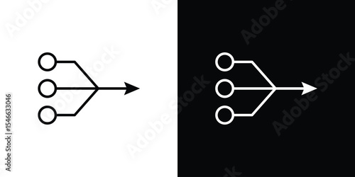 Photos Simplify icon in black. flat graphic vector icon