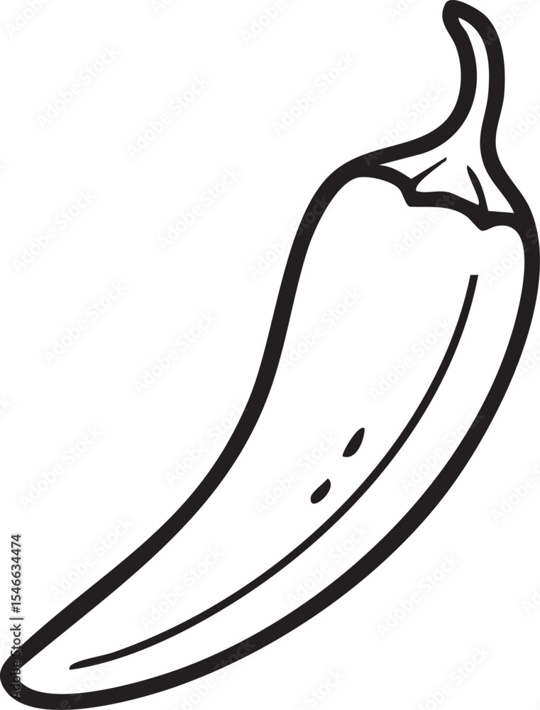 Chili pepper illustration Chili pepper illustration